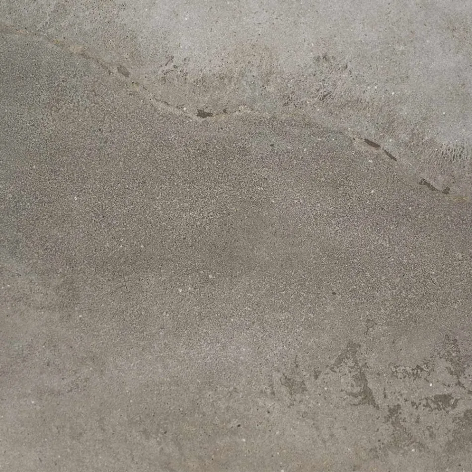 Tavolinë ngrënieje kopshti në dru dhe enë guri Iroko Prodhuar në Itali - Bresson Viadurini