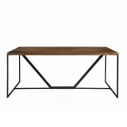 Tavolina e ngrënies në dërrasë të qëndrueshme Prodhuar në Itali - Adelio Viadurini