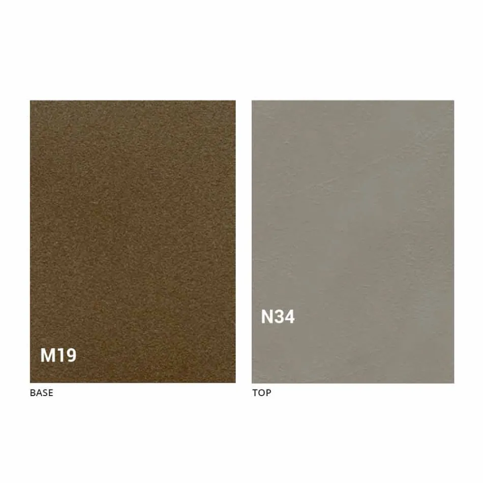 Tavolinë ngrënieje moderne të palosshme në dru dhe metal prodhuar në Itali - Menelao Viadurini