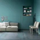 Tavolinë ngrënieje moderne të palosshme në dru dhe metal prodhuar në Itali - Menelao Viadurini