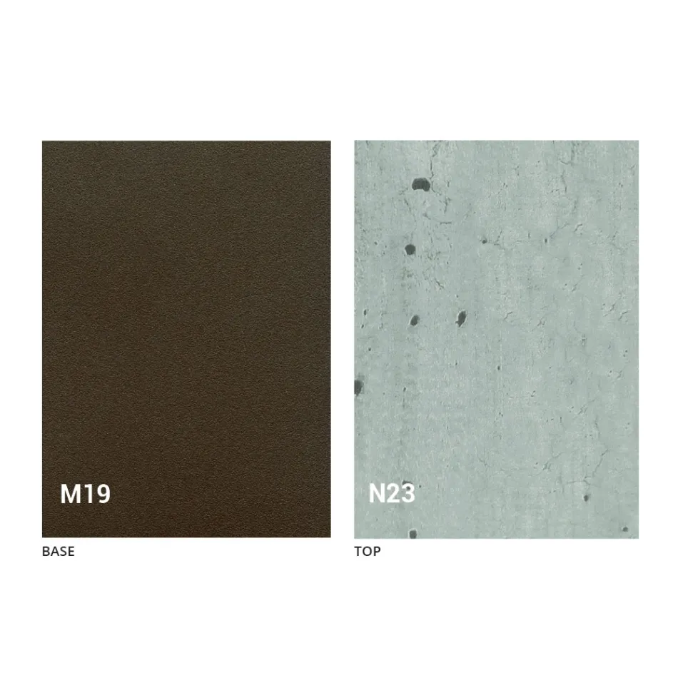 Tavolinë ngrënieje moderne të palosshme në dru dhe metal prodhuar në Itali - Menelao Viadurini