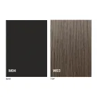 Tavolinë e rrumbullakët për darkë të zgjerueshme me majë druri të prodhuar në Itali - Crodino Viadurini