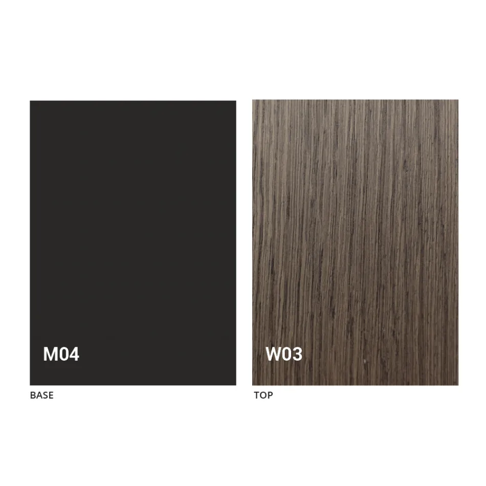 Tavolinë e rrumbullakët për darkë të zgjerueshme me majë druri të prodhuar në Itali - Crodino Viadurini