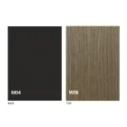 Tavolinë e rrumbullakët për darkë të zgjerueshme me majë druri të prodhuar në Itali - Crodino Viadurini