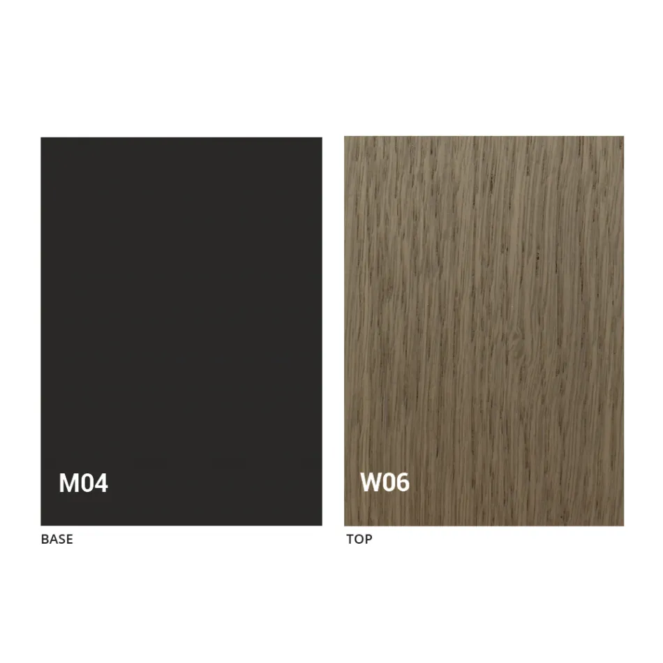 Tavolinë e rrumbullakët për darkë të zgjerueshme me majë druri të prodhuar në Itali - Crodino Viadurini