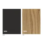 Tavolinë e rrumbullakët për darkë të zgjerueshme me majë druri të prodhuar në Itali - Crodino Viadurini