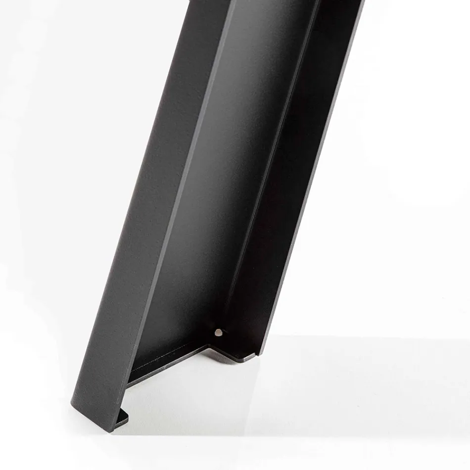 Tavolina e rrumbullakët e darkës e zgjatshme Deri në 370 cm në dru dhe metal - Caimano Viadurini