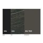 Tavolina e Rrumbullakët e Darkës në Laminam Qeramike Prodhuar në Itali - Lupetto Viadurini