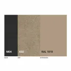 Tavolina e Rrumbullakët e Darkës në Laminam Qeramike Prodhuar në Itali - Lupetto Viadurini