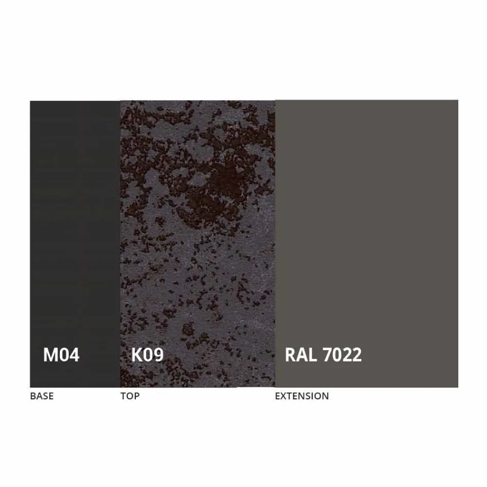 Tavolina e Rrumbullakët e Darkës në Laminam Qeramike Prodhuar në Itali - Lupetto Viadurini