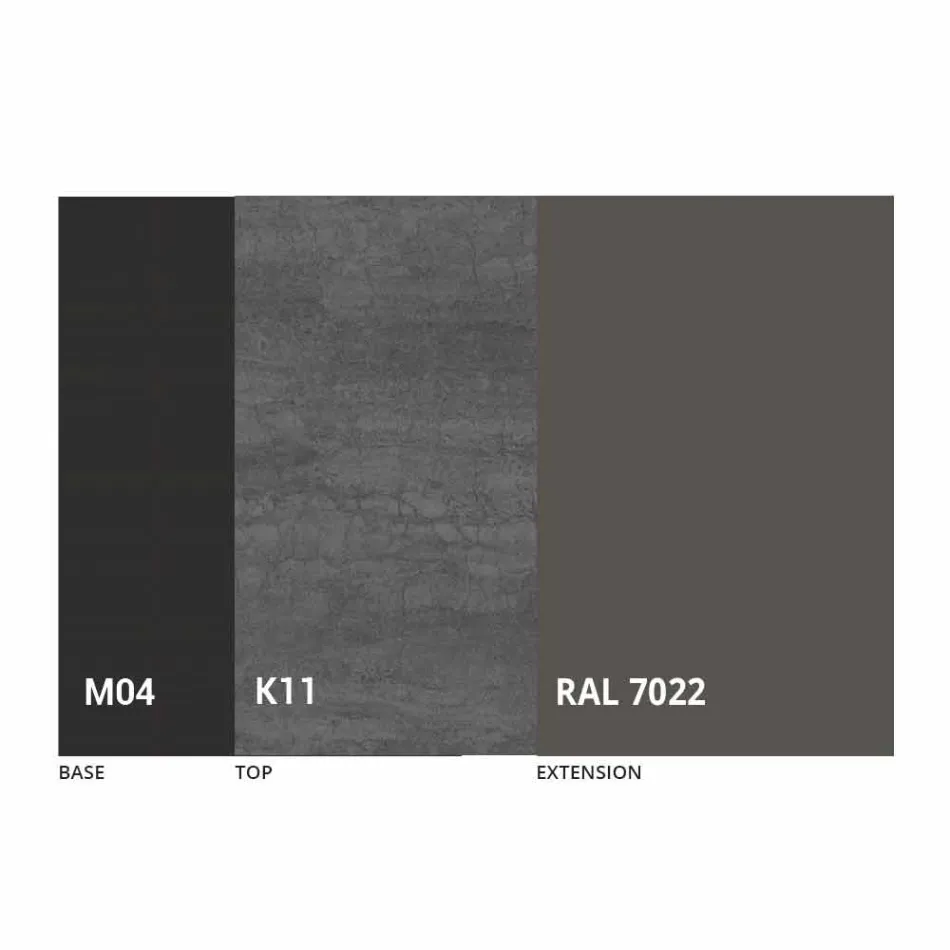 Tavolina e Rrumbullakët e Darkës në Laminam Qeramike Prodhuar në Itali - Lupetto Viadurini