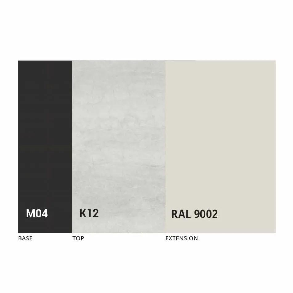 Tavolina e Rrumbullakët e Darkës në Laminam Qeramike Prodhuar në Itali - Lupetto Viadurini