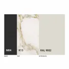 Tavolina e Rrumbullakët e Darkës në Laminam Qeramike Prodhuar në Itali - Lupetto Viadurini