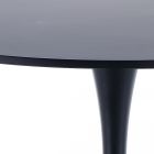 Tavolinë Rrumbullake në Çelik dhe MDF - Aguglia Viadurini