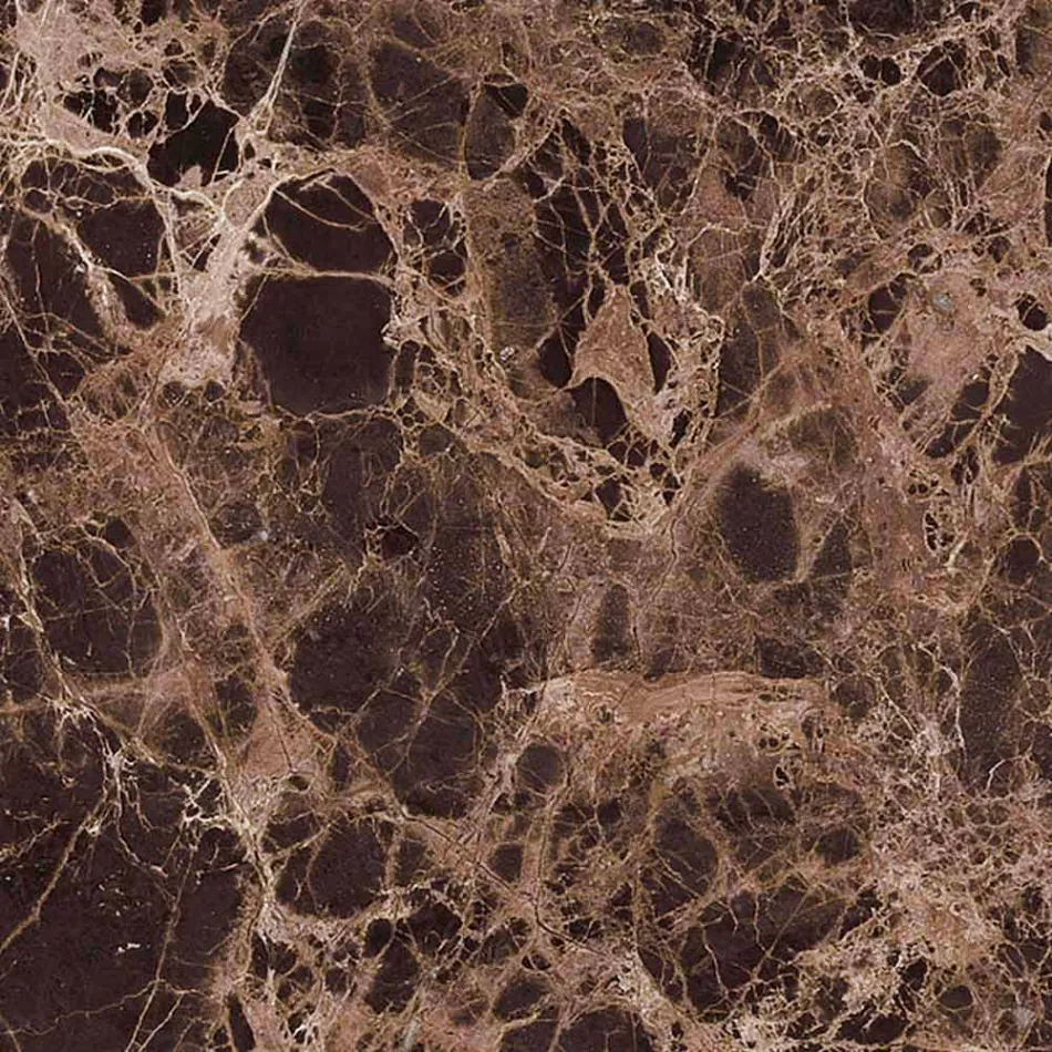 Tavolinë ngrënieje e rrumbullakët në mermer dhe alumin të lyer të prodhuar në Itali - E shkëlqyeshme Viadurini