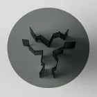 Tryezë e rrumbullakët e ngrënies në gotë tepër të pastër ose të tymosur Prodhuar në Itali - Thommy Viadurini