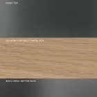 Tavolinë e rrumbullakët e ngrënies në gotë të tymosur me bazë druri Made in Italy - Rondo Viadurini