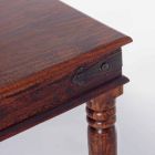 Tavolinë ngrënieje me stil klasik në druveshje të ngurta prej druri të akacies - Pitta Viadurini