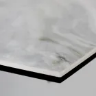 Tavolinë e zgjerueshme e dhomës së ndenjes me majë në formë fuçie në qeramikë Prodhuar në Itali - gota Viadurini