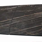 Tavolinë e zgjerueshme e dhomës së ndenjes me majë në formë fuçie në qeramikë Prodhuar në Itali - gota Viadurini