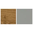 Tavolinë ndenjeje me majë dhe bazë druri Made in Italy - Ankand Viadurini