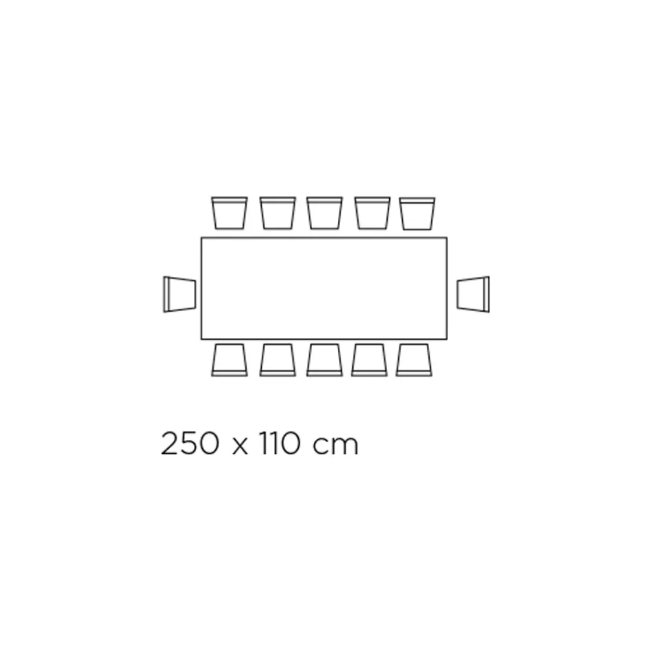 Tavolinë fikse e dhomës së ndenjes me buzë të zhveshur Made in Italy - Pushime Viadurini