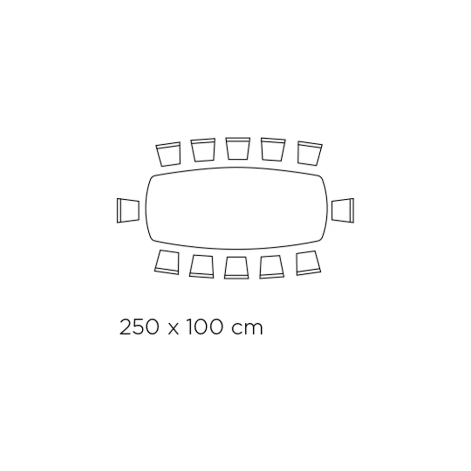 Tavolinë fikse ndenjeje me majë qeramike Made in Italy - Pushime Viadurini