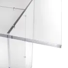 Tavolinë me dizajn minimalist Selenia në pleksiglas transparent, e prodhuar në Itali Viadurini