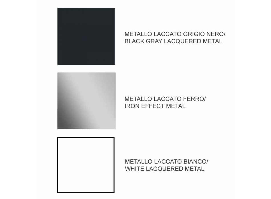 Tabela e Zgjatshme e Dizajnit Deri në 294 cm në Dru dhe Metal Prodhuar në Itali - Nuzzo Viadurini