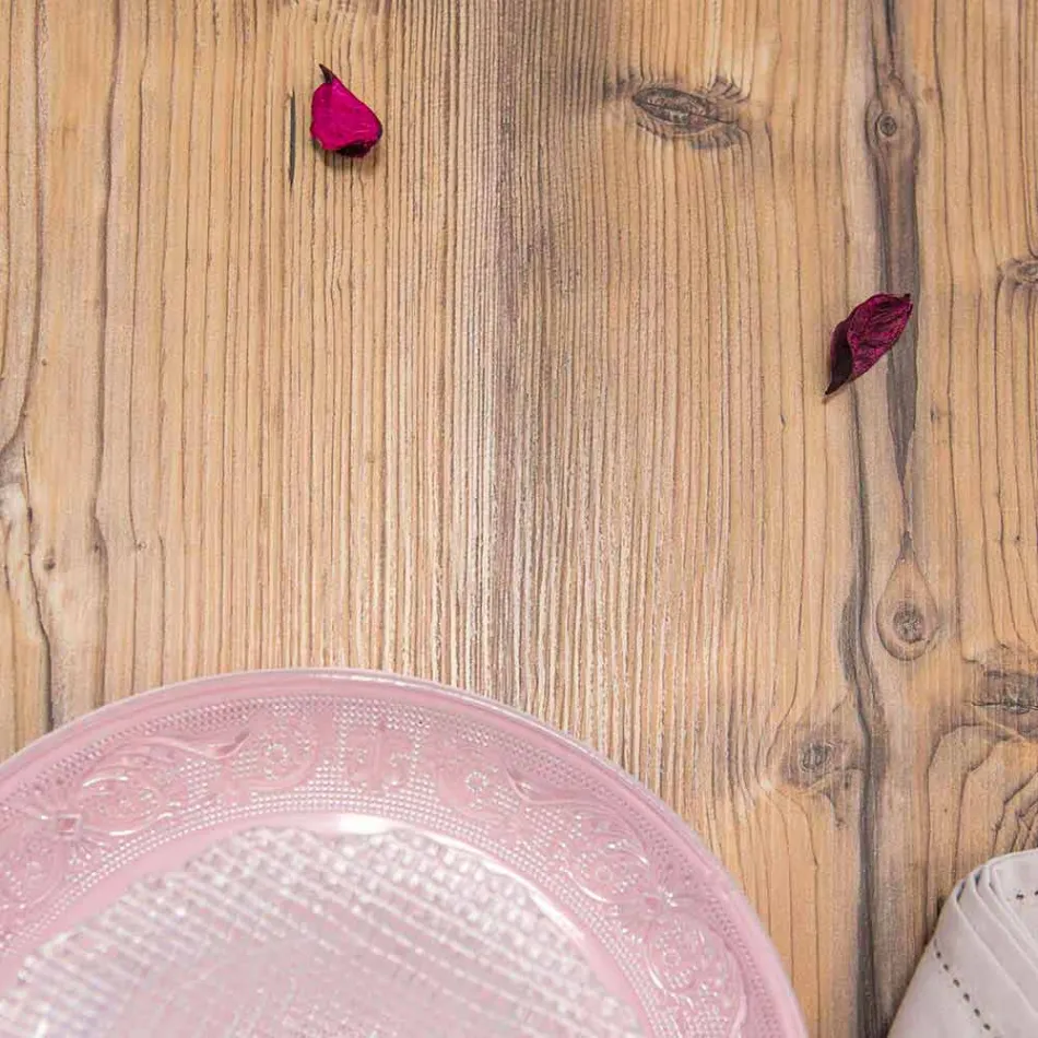 Tavolinë projektimi në dru bredhi dhe pleksiglas të bërë në Itali, Castro Viadurini