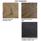 Tavolinë projektimi në dru dhe çelik të rimeso Prodhuar në Itali – Dalmatë Viadurini