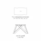 Tabela e projektimit në dru të ngurtë të prodhuar në Itali, Wilmer Viadurini