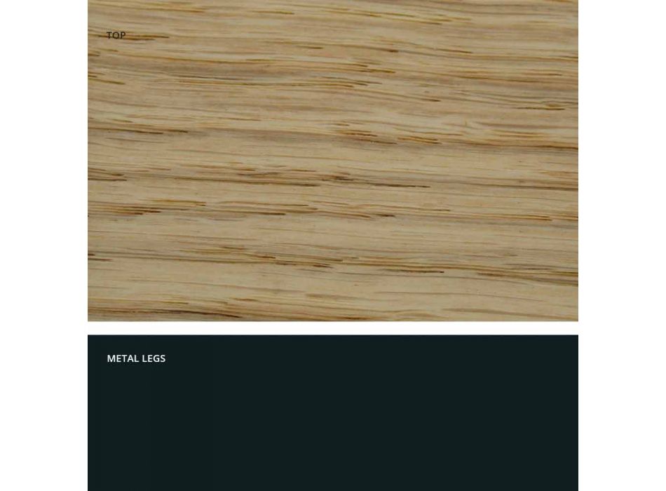 Tabela e projektimit në dru të ngurtë të prodhuar në Itali, Wilmer Viadurini