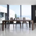 Tabela moderne e projektimit prej druri punuar me dorë në Itali Druri Viadurini