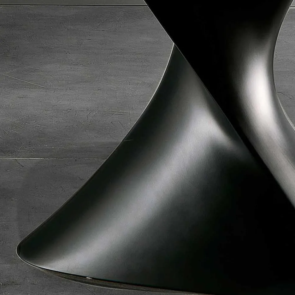 Tavolinë qelqi qeramike me dizajn modern të bërë në Itali, Clark Viadurini