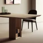 Tavoline fikse me Baze me Sheshe Dekorative Made in Italy - Maugrim Viadurini