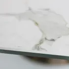 Tavolinë fikse me bazë çeliku dhe majë qeramike Made in Italy - Pantallona Viadurini