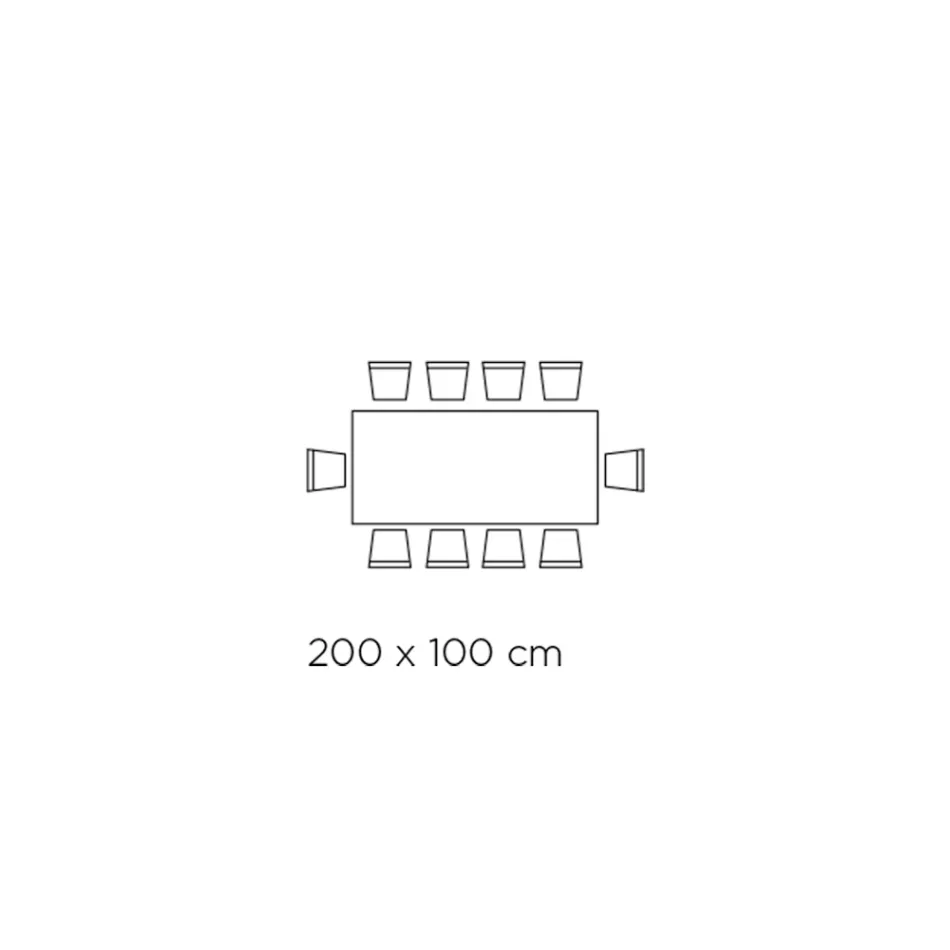 Tavolinë fikse me bazë çeliku dhe majë qeramike Made in Italy - Pantallona Viadurini