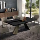 Tavolinë fikse me buzë të parregullta të zhveshur Prodhuar në Itali - Gota Viadurini