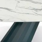 Tavolinë fikse me majë laminat në formë fuçi Made in Italy - Pantallona Viadurini