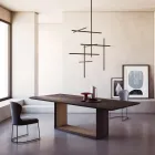 Tavolinë fikse me majë të pjerrët dhe bazë dyngjyrëshe Prodhuar në Itali - Jadis Viadurini