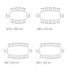 Tavolinë fikse me majë qeramike fuçi dhe bazë çeliku Prodhuar në Itali - Ezzellino Viadurini