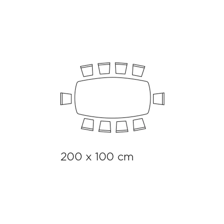 Tavolinë fikse me majë qelqi në formë fuçi dhe bazë çeliku Prodhuar në Itali - Ezzellino Viadurini