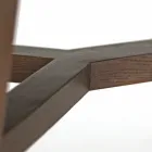 Tavolinë ngrënie fikse në qeramikë të lustruar Emperador Prodhuar në Itali - Veri Viadurini