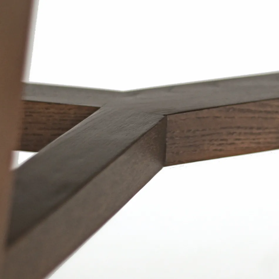 Tavolinë ngrënie fikse në qeramikë të lustruar Emperador Prodhuar në Itali - Veri Viadurini