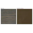 Tavolinë fikse e dhomës së ndenjes në dru të fortë me piedestal qendror - Luuk Viadurini