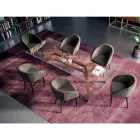 Tavolinë fikse drejtkëndore në xham dhe hi ekstra të pastër Prodhuar në Itali - Veri Viadurini