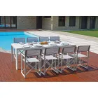 Tavolinë Kopshti e zgjatur deri në 240 cm me Strukturë Alumini - Geoffroy Viadurini