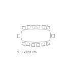 Tavolinë e lëmuar greke qeramike e zezë e prodhuar në Itali - Grotta Viadurini