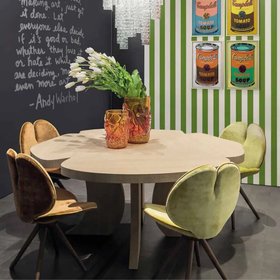 në tryezën e lisit të krehur me Andi dylli Viadurini